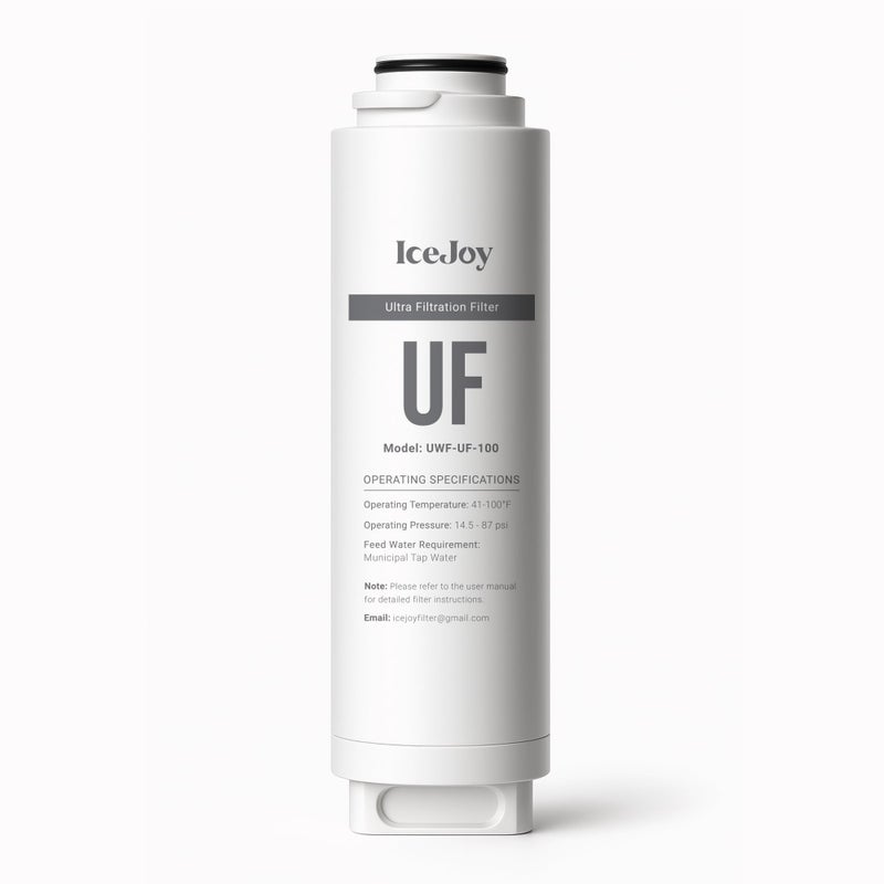 IceJoy Ultra-Filtration Under Sink Water Filter System, 0.01 Micron Precision, High Capacity 4000 Gallons - Image 1